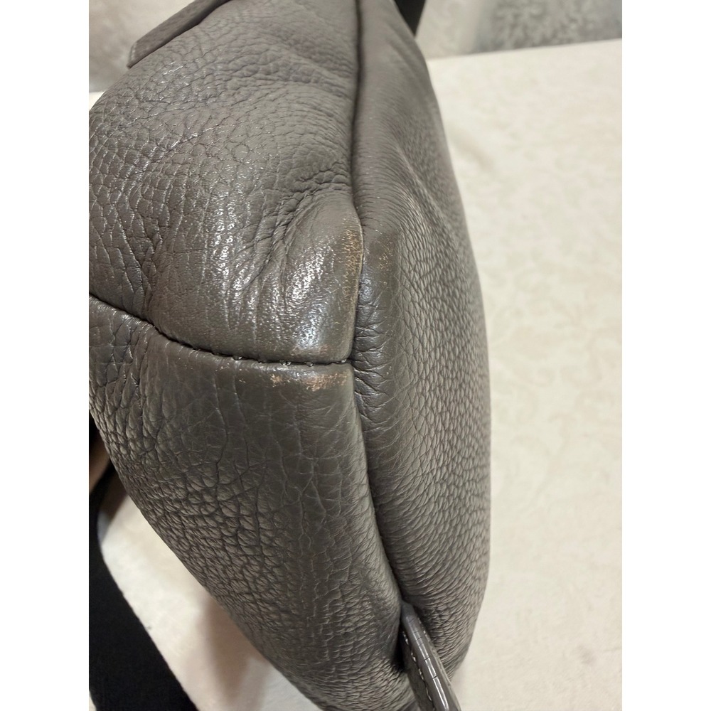 Coach Sling Backpack Mens OS Grey Leather F70691 Crossbody Commuter Luxury - Picture 14 of 16
